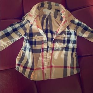 Burberry Fredrick Check Print Woven Shirt